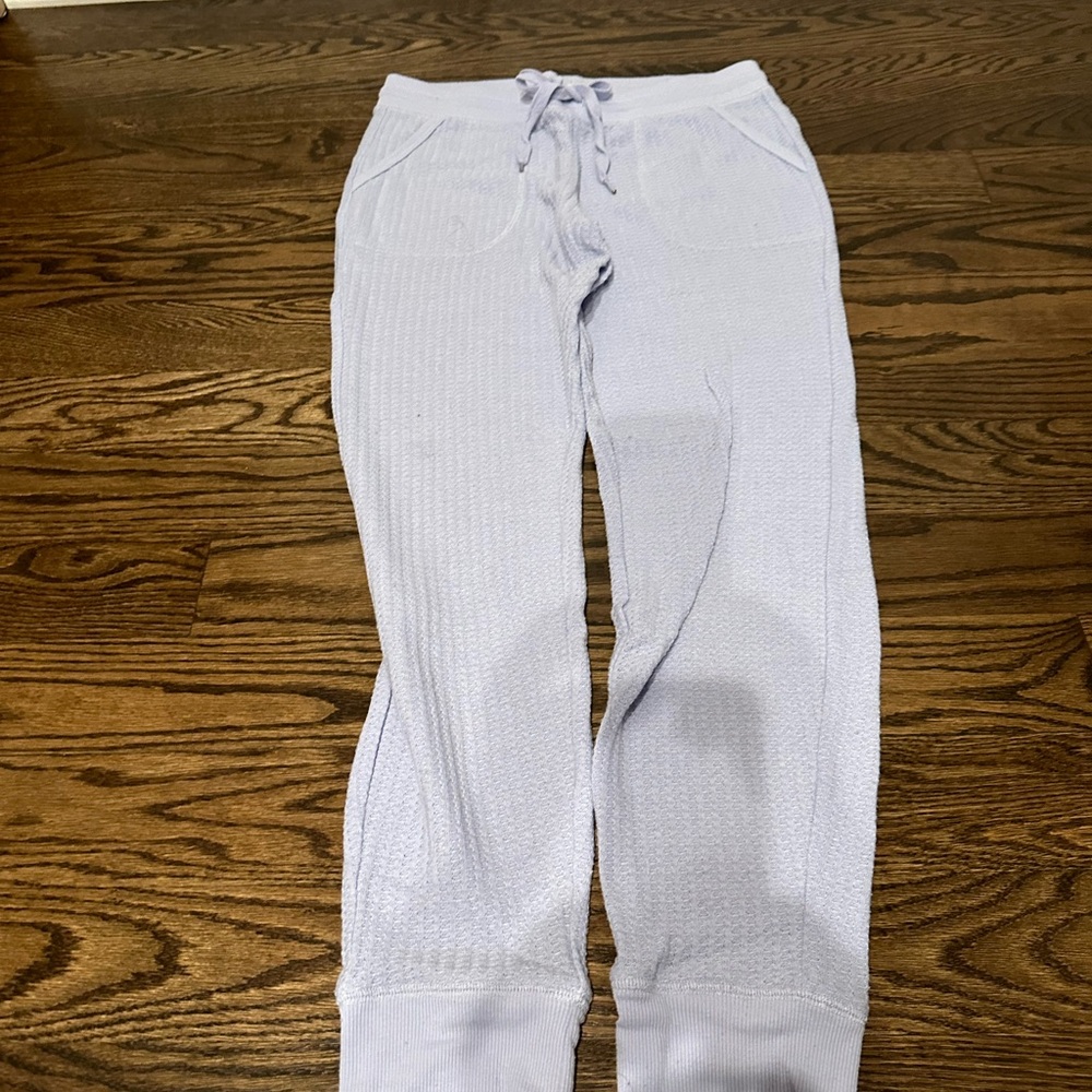 PJ Salvage purple waffle pants
